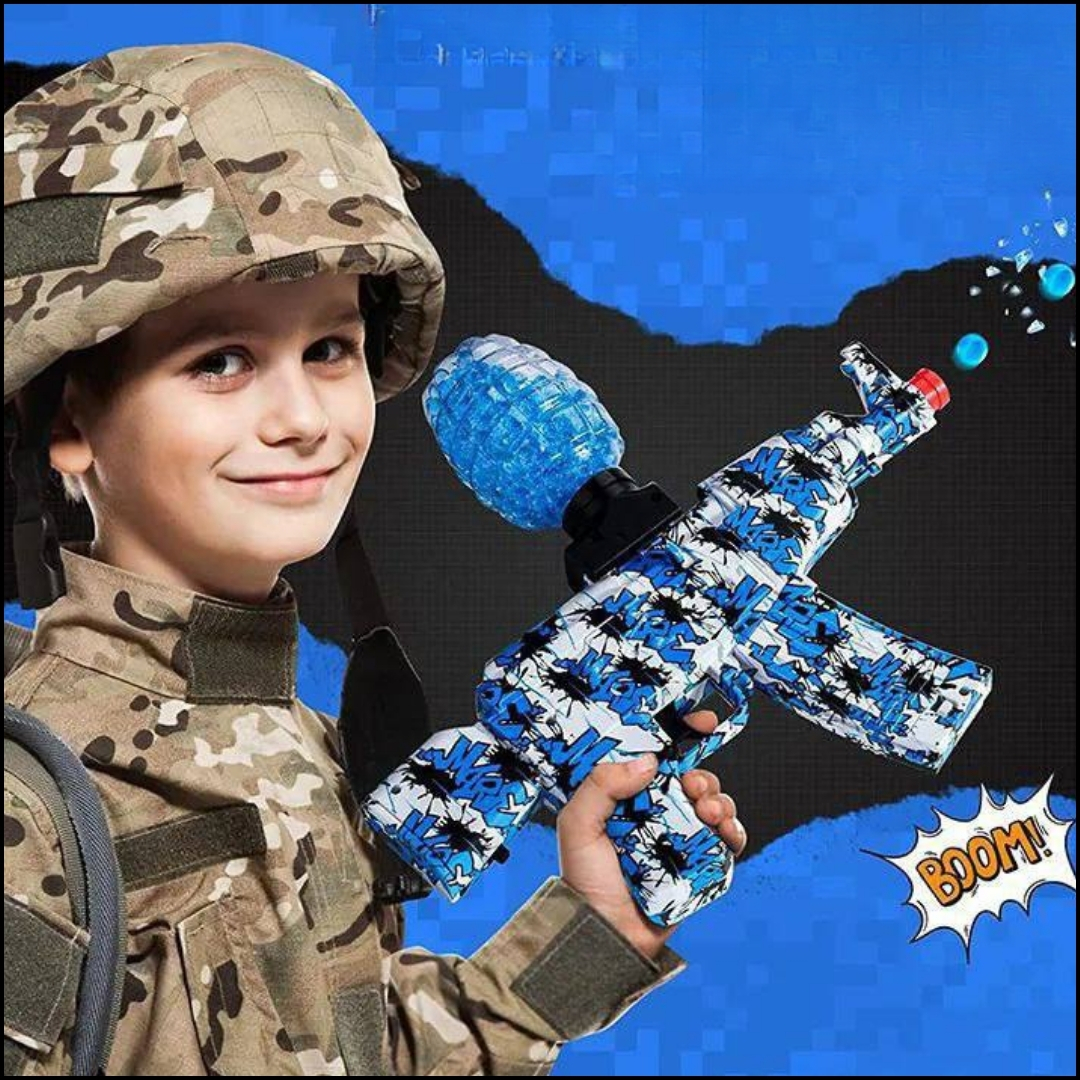 Pistola de juguete con balas hidrogel